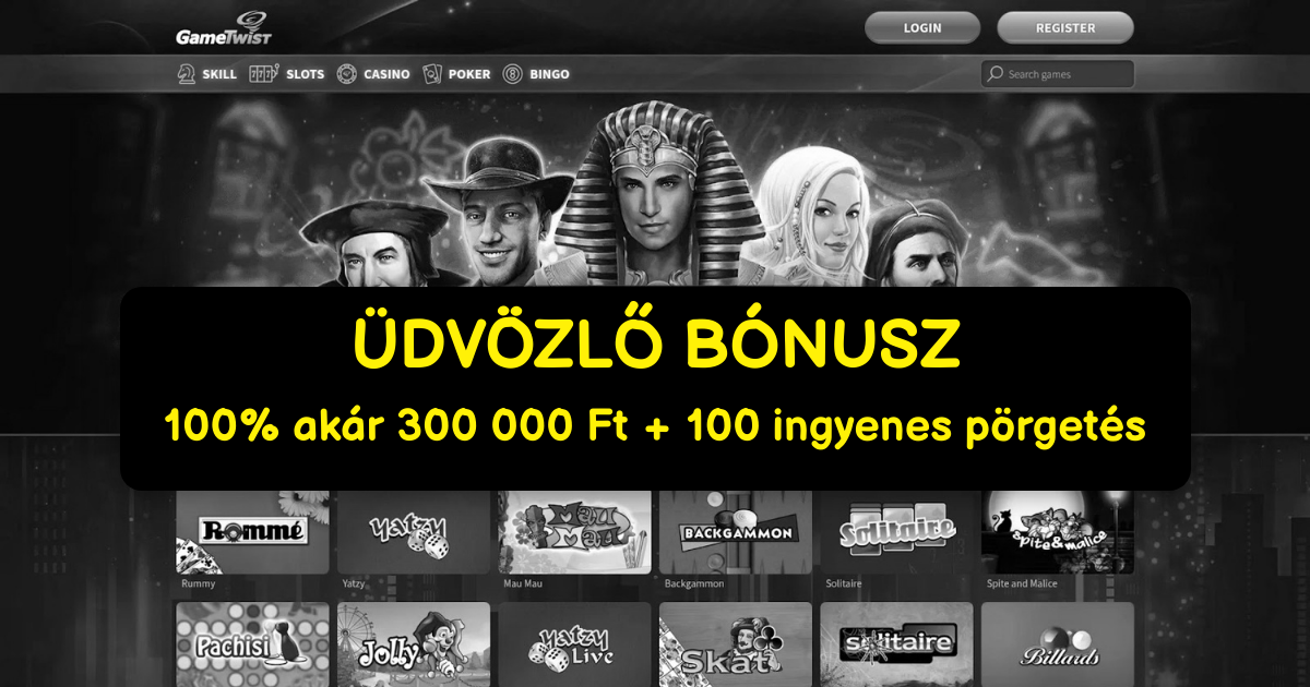 GameTwist Casino - Legjobb Online Slot Játékok Magyarországon