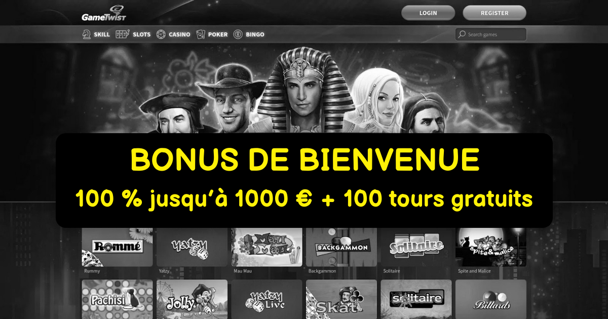 GameTwist Casino - Meilleures Machines à Sous en Ligne France